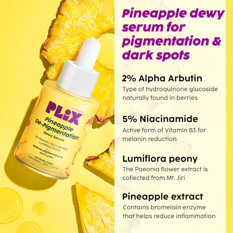 Pineapple De-pigmentation Regime Facewash, Serum, Moisturizer & Sunscreen | PL1 - view 5