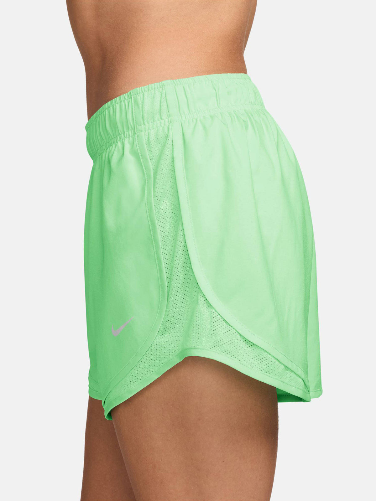 Green Solid Sportswear Tempo Women Shorts - view 3