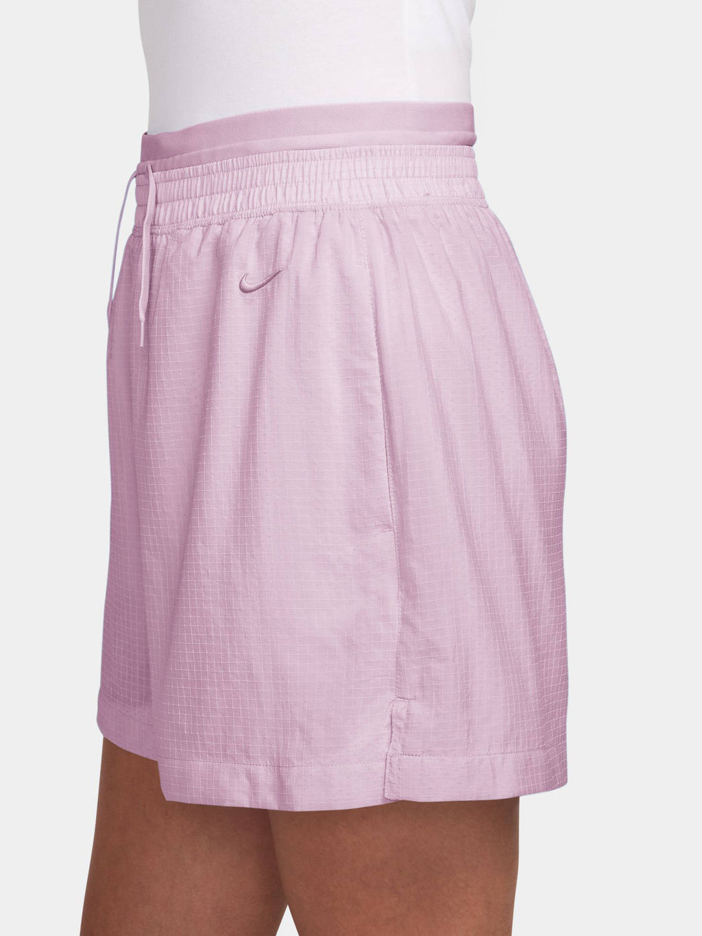 Purple Solid Sportswear Women Shorts - view 3