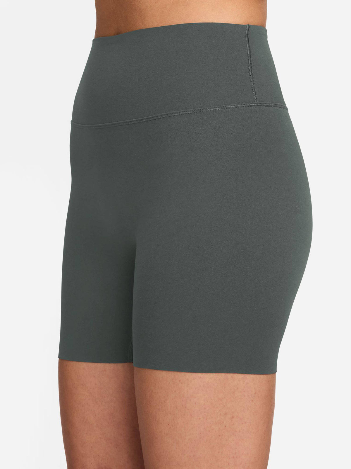 Olive Solid Sportswear Zenvy Women Shorts - view 3