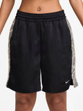 Black Solid Sportswear Chill Lace Women Shorts - view 1