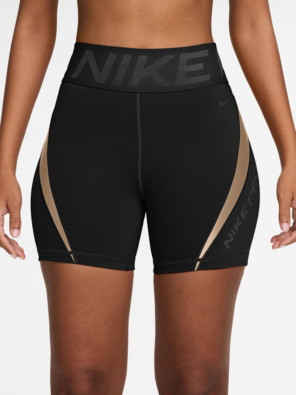Black Solid Sportswear Sculpt Women Shorts - view 1