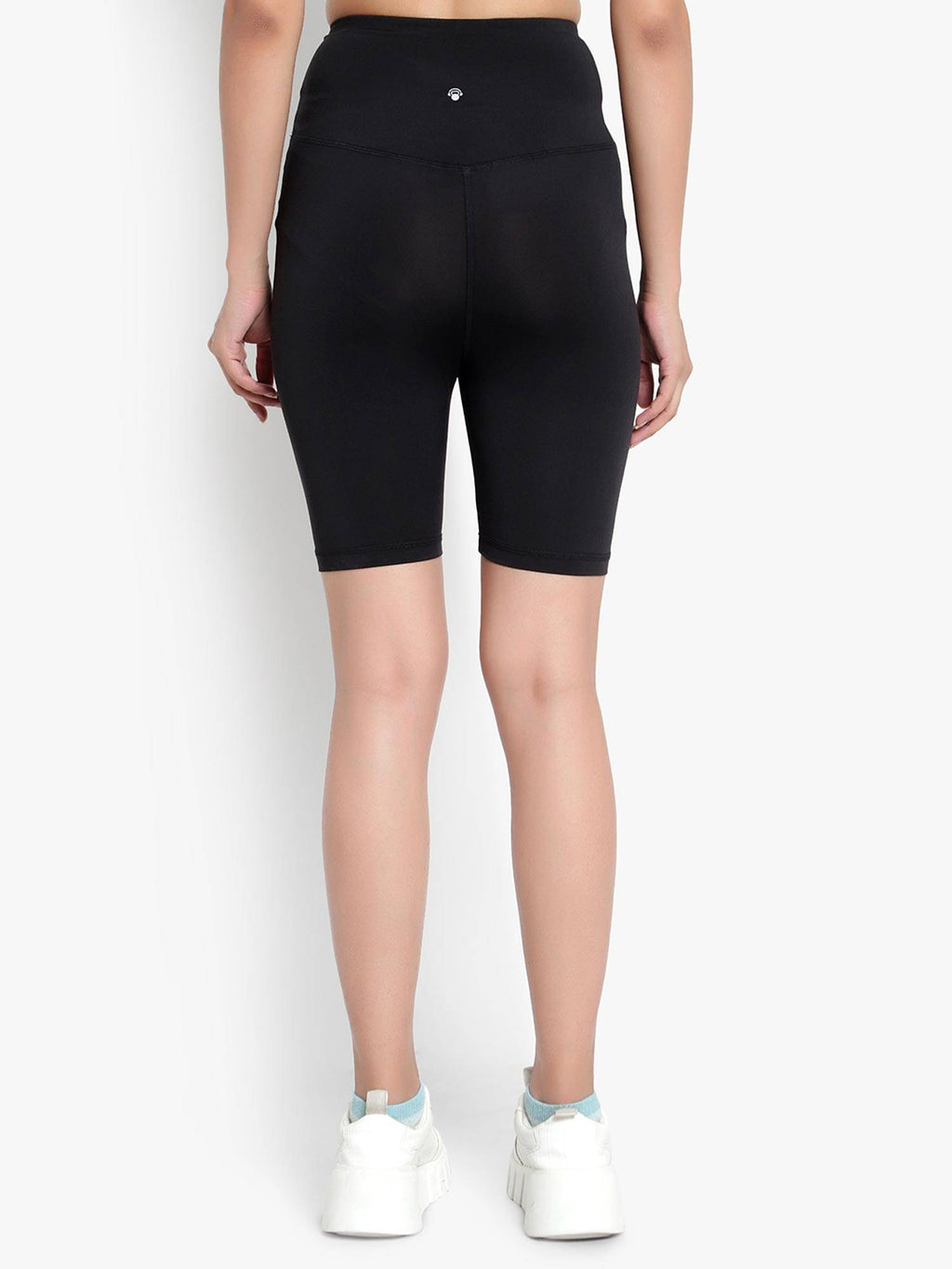 WearJukebox Easy Breezy Black High Waist Shorts - view 4