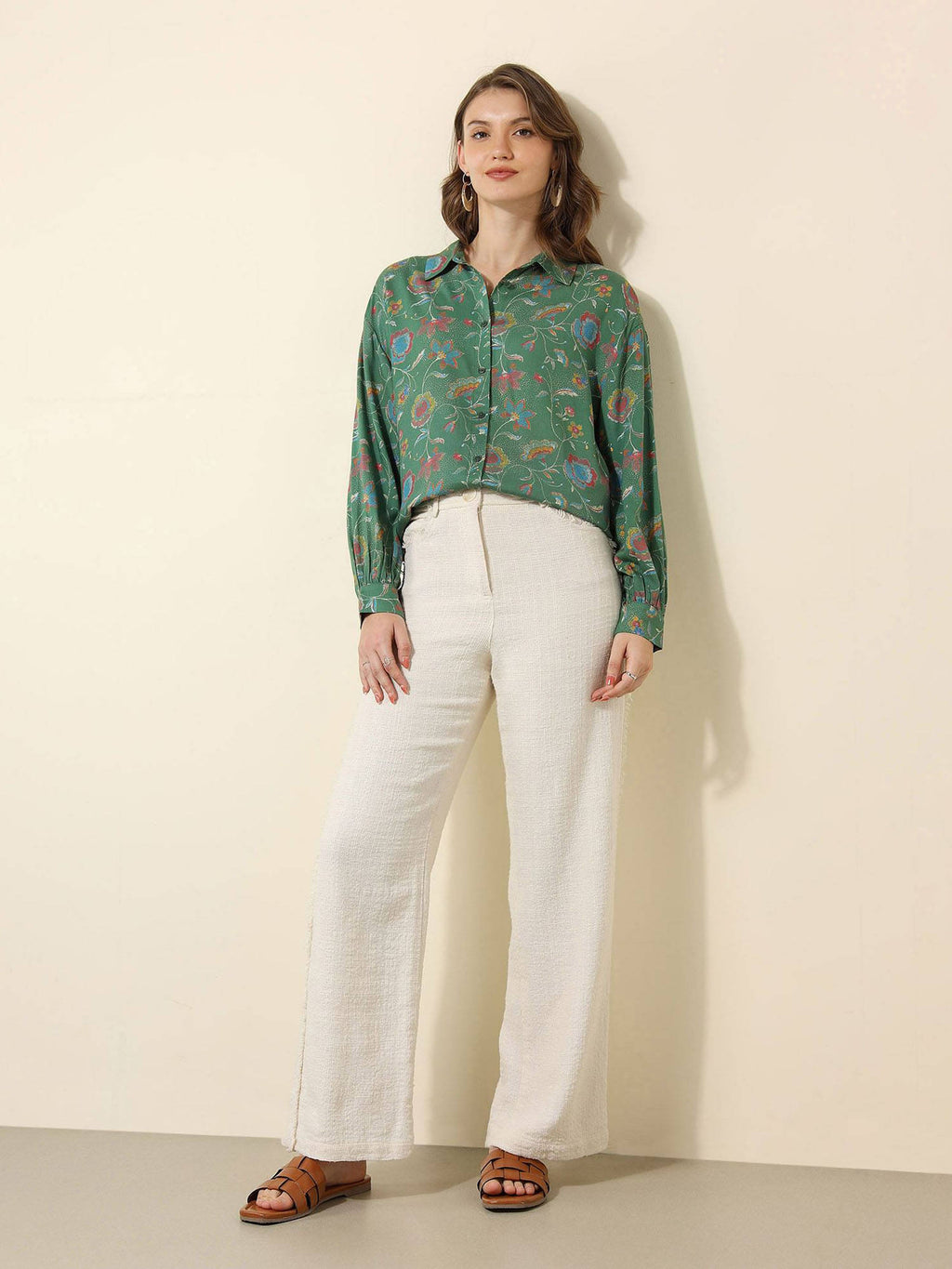 Floral Printed Regular Fit Shirt | S67 - view 3