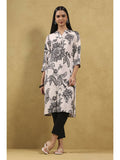 Women Viscose Rayon Printed Straight Kurta | FY93 - view 1