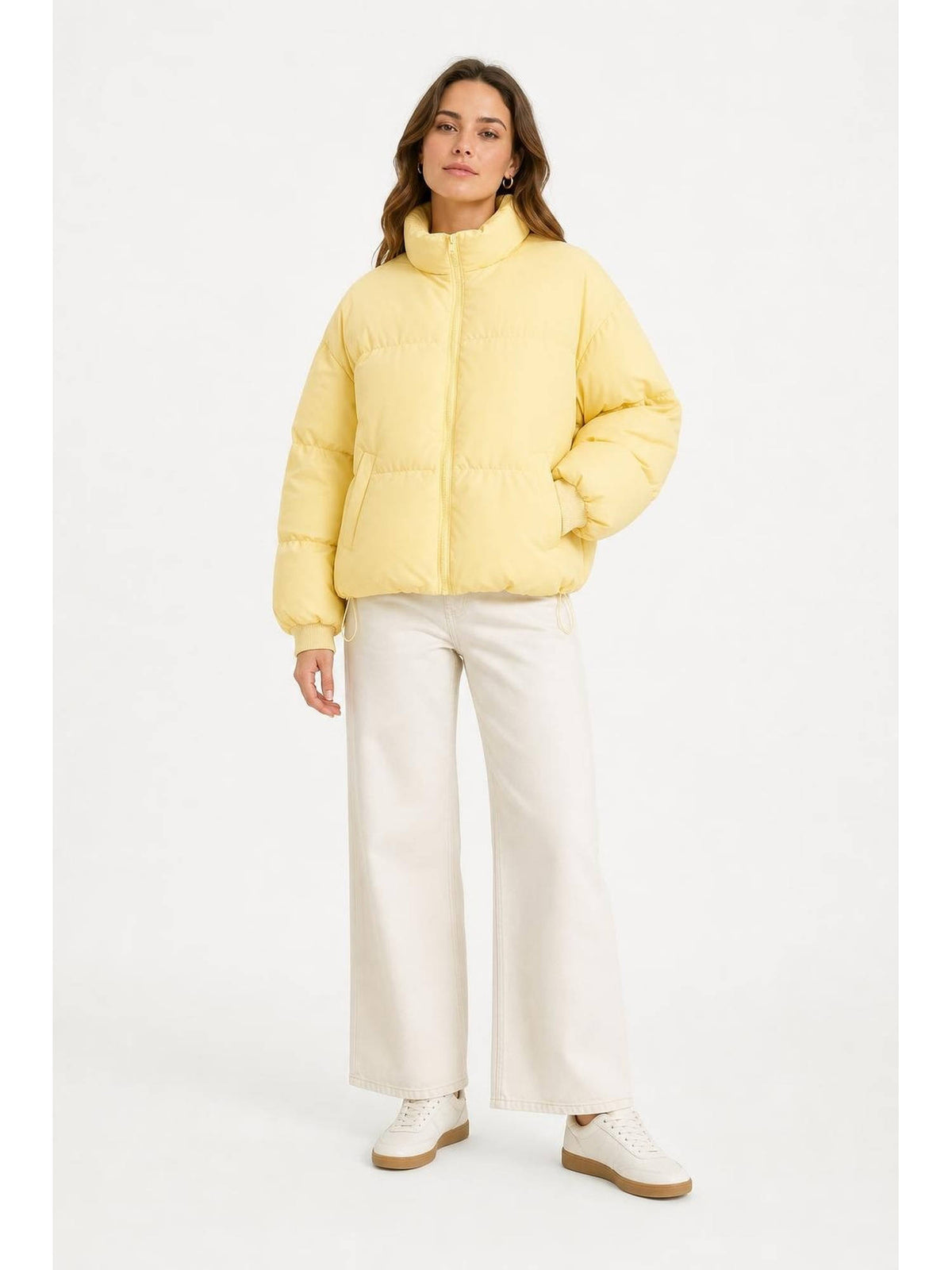 Zip Front Collared Puffer Jacket | JC78 - view 17