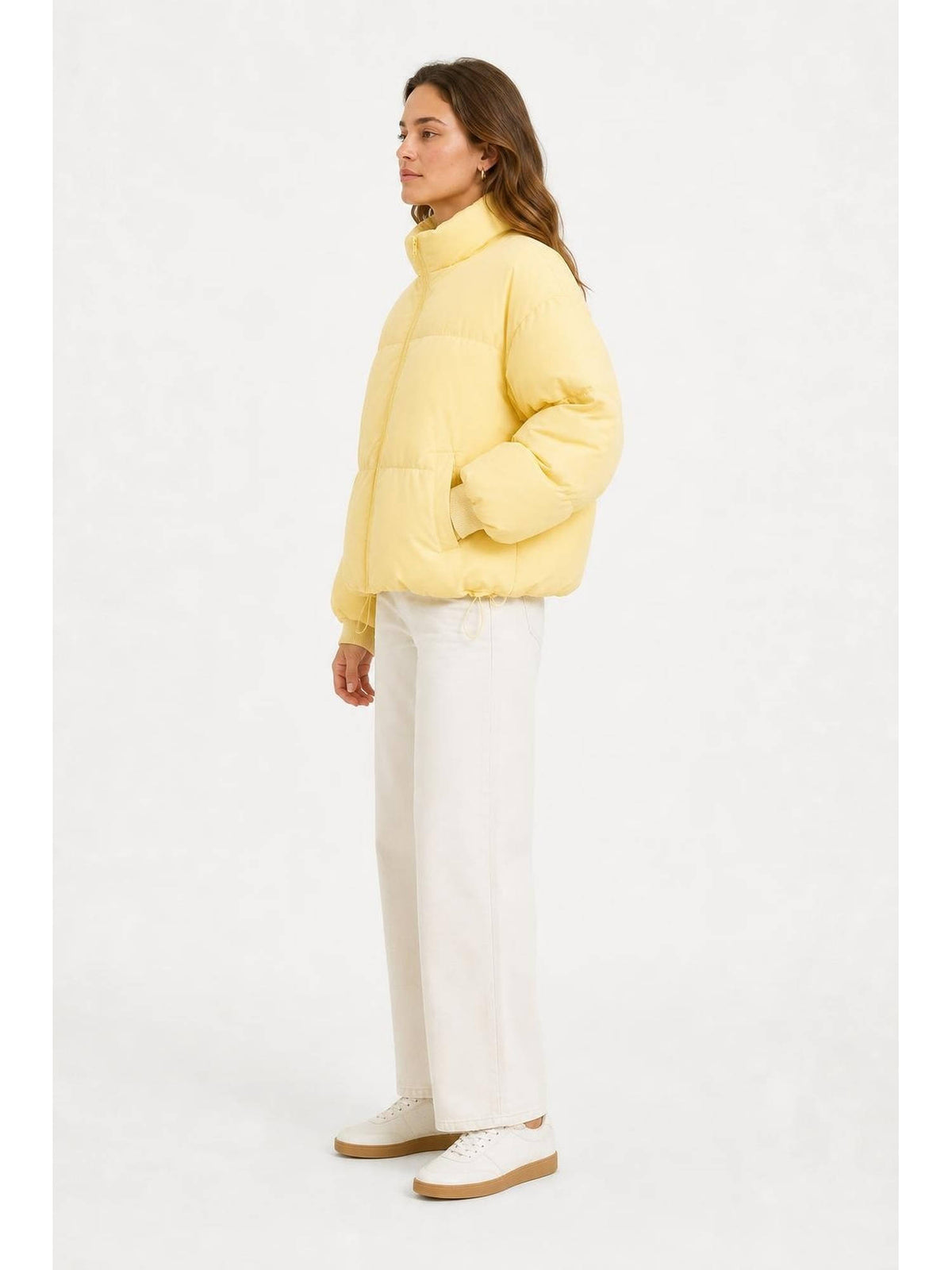 Zip Front Collared Puffer Jacket | JC78 - view 29