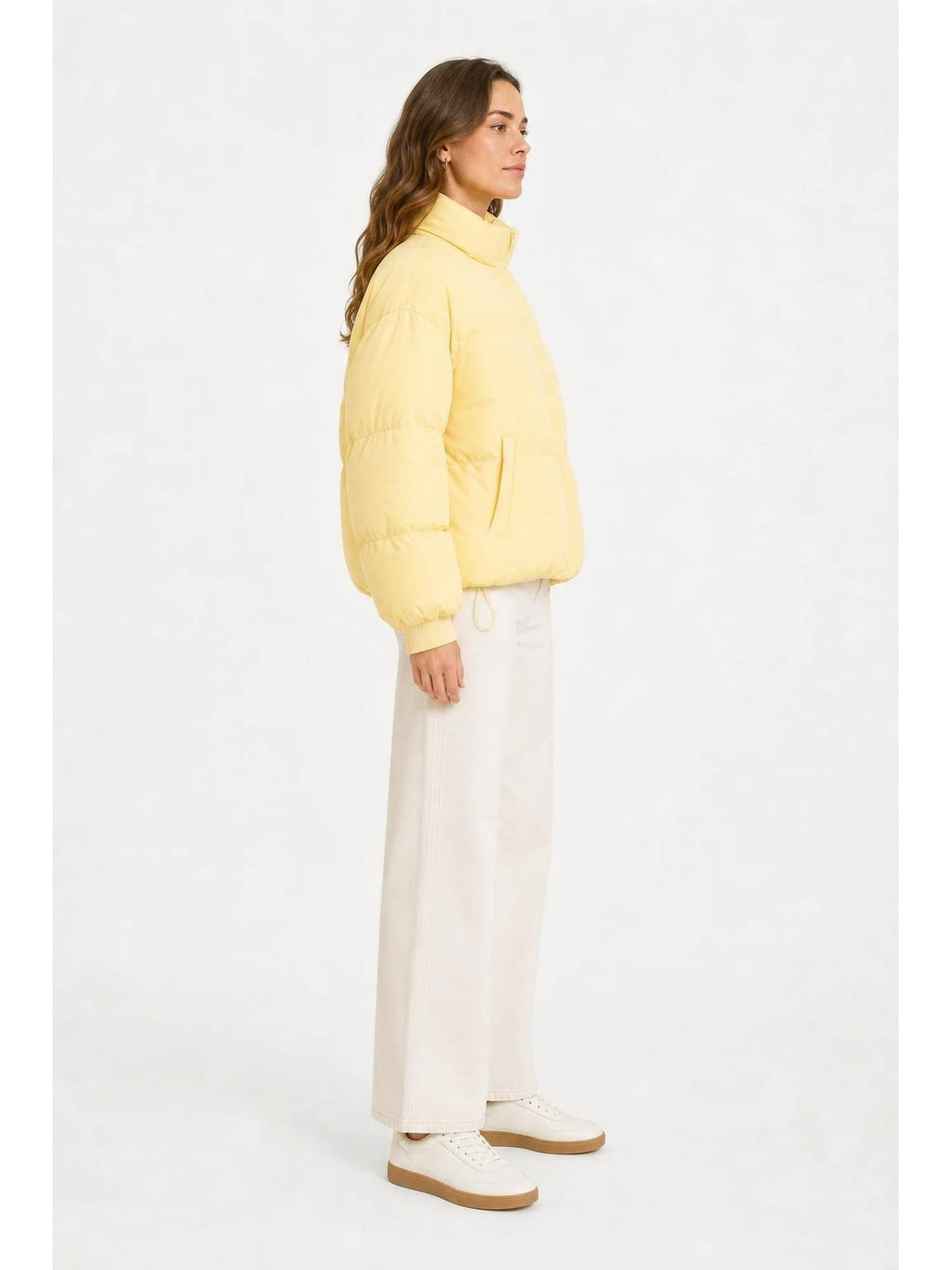 Zip Front Collared Puffer Jacket | JC78 - view 22