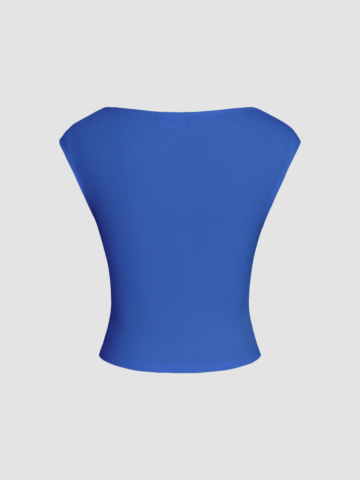 Boat Neck Solid Ruched Tank Top | TT98 - view 38