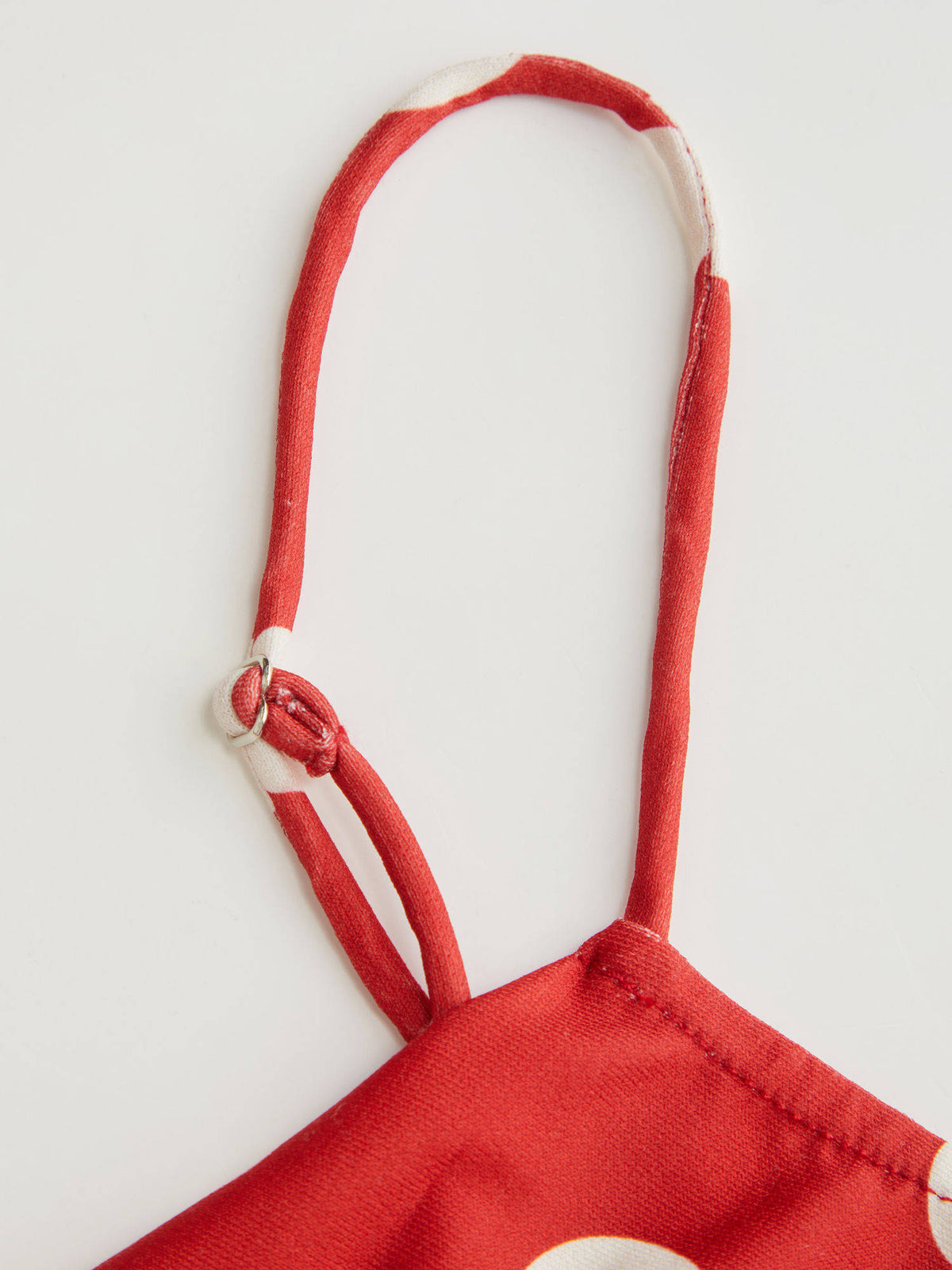 Halter Neckline Ruched Cami Top With Scarf | HT67 - view 10