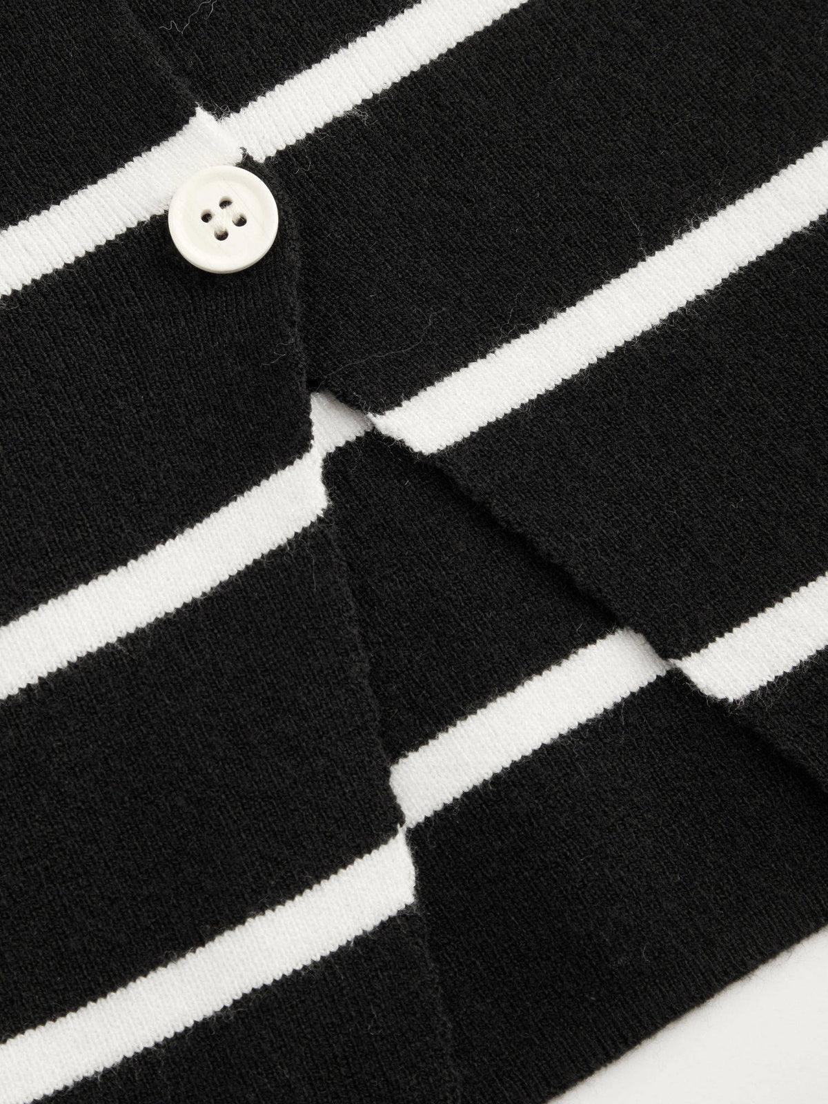 Knit Boat Neck Striped Button Split Vest | JC78 - view 17