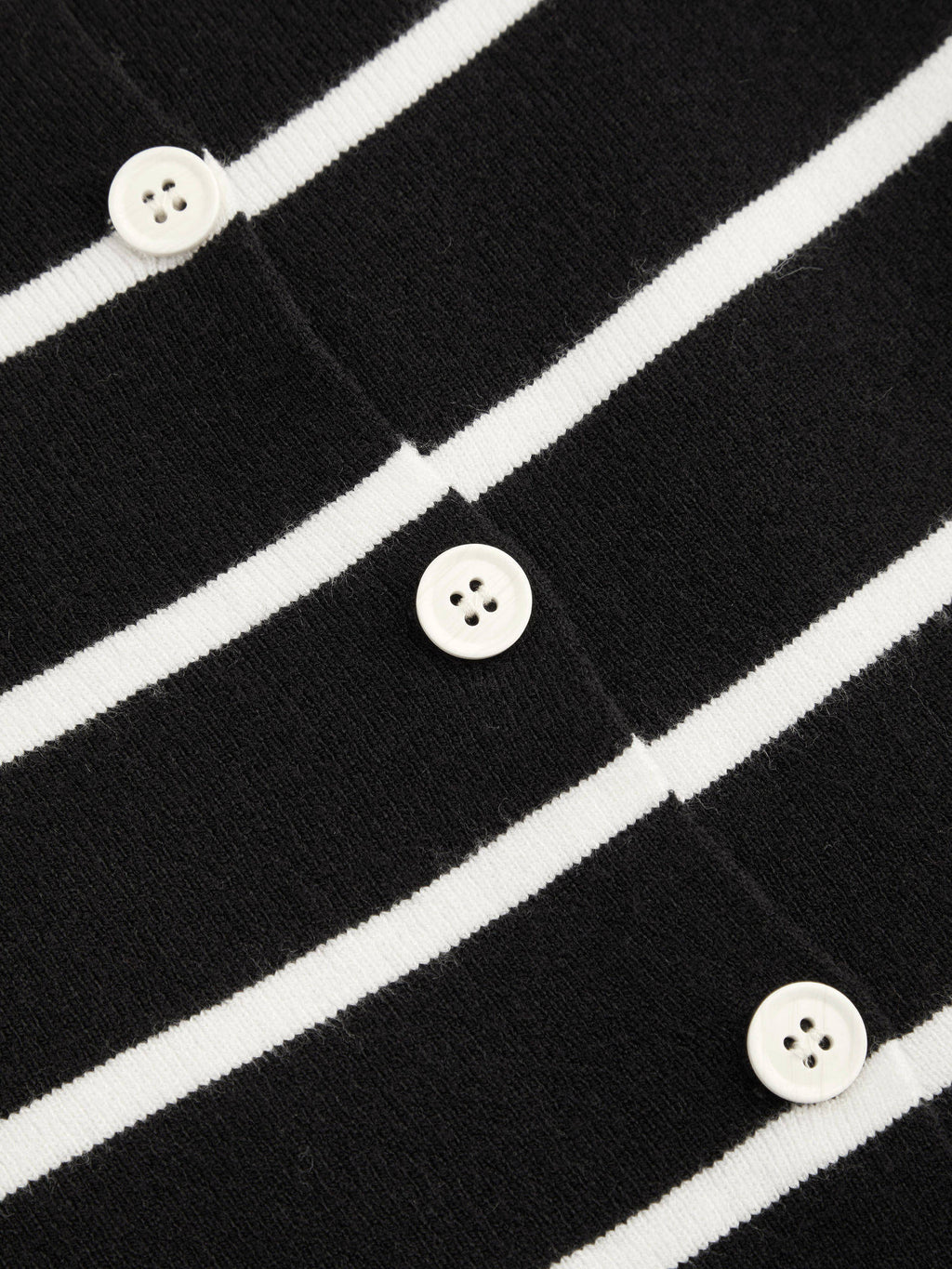 Knit Boat Neck Striped Button Split Vest | JC78 - view 15