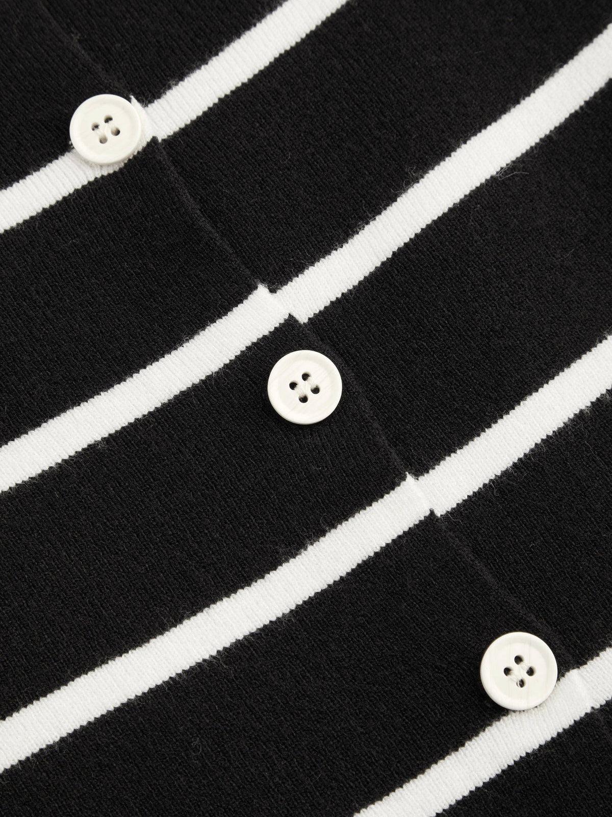 Knit Boat Neck Striped Button Split Vest | JC78 - view 15