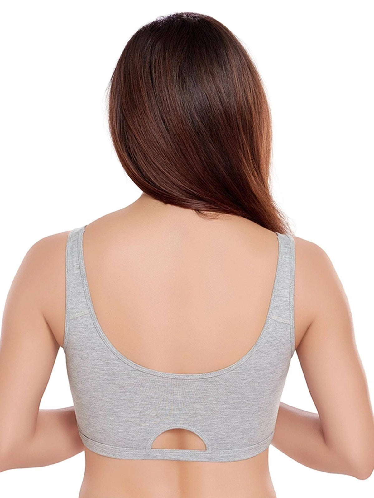Womens Unlined Ease Non Padded Sports Bras (Pack of 2) | sb09 - view 3
