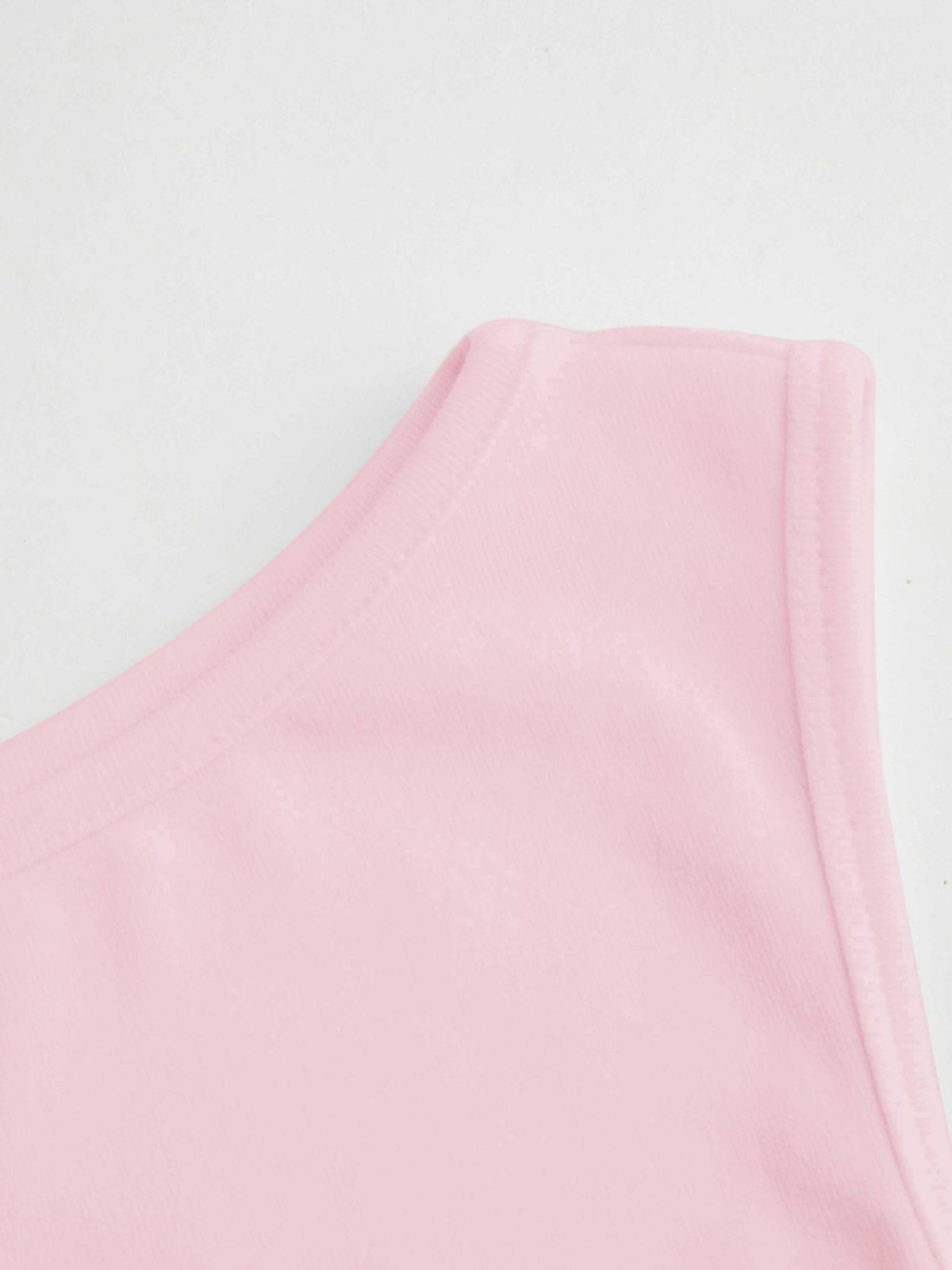 Boat Neck Ruched Solid Crop Tank Top | TT98 - view 35