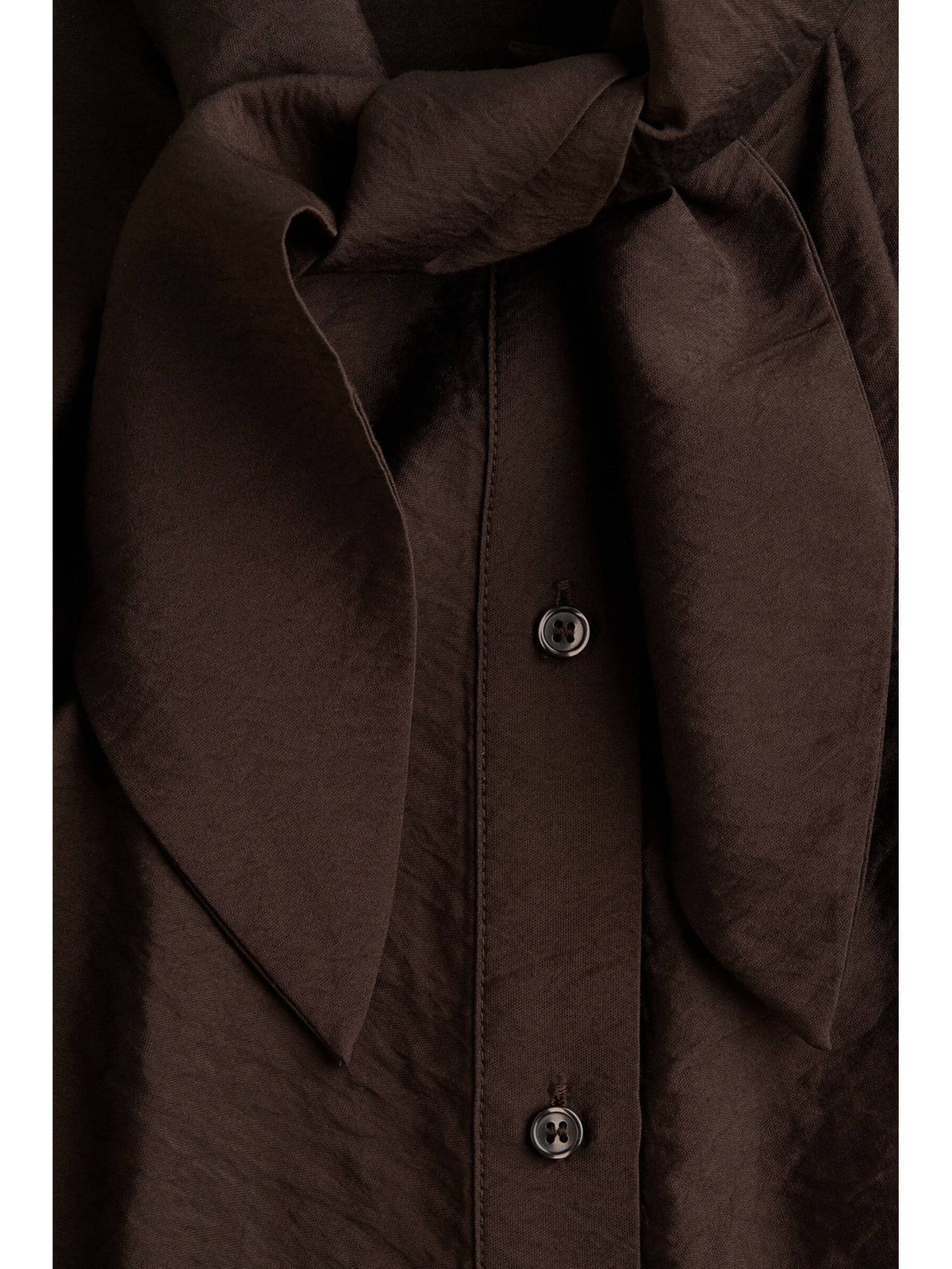 Women White Scarf-Collar Shirt | S67 - view 4