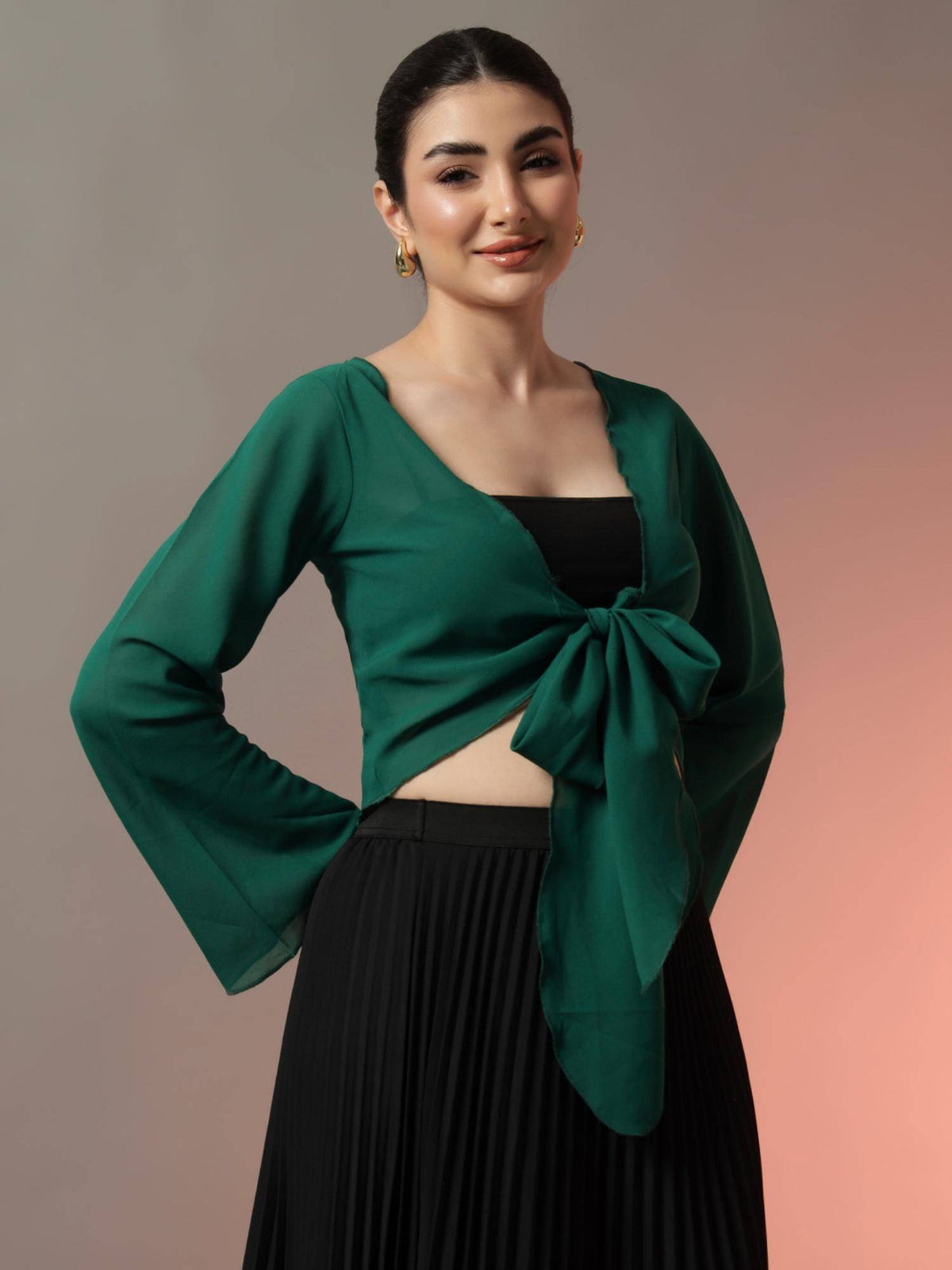 Front Tie-Up Shrug | JC78 - view 19
