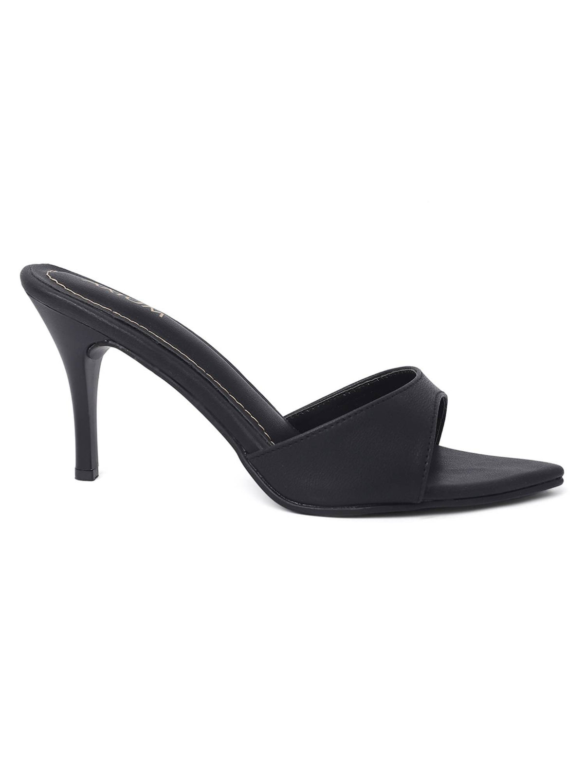 Black Almond Toe Stilettos | H78 - view 3