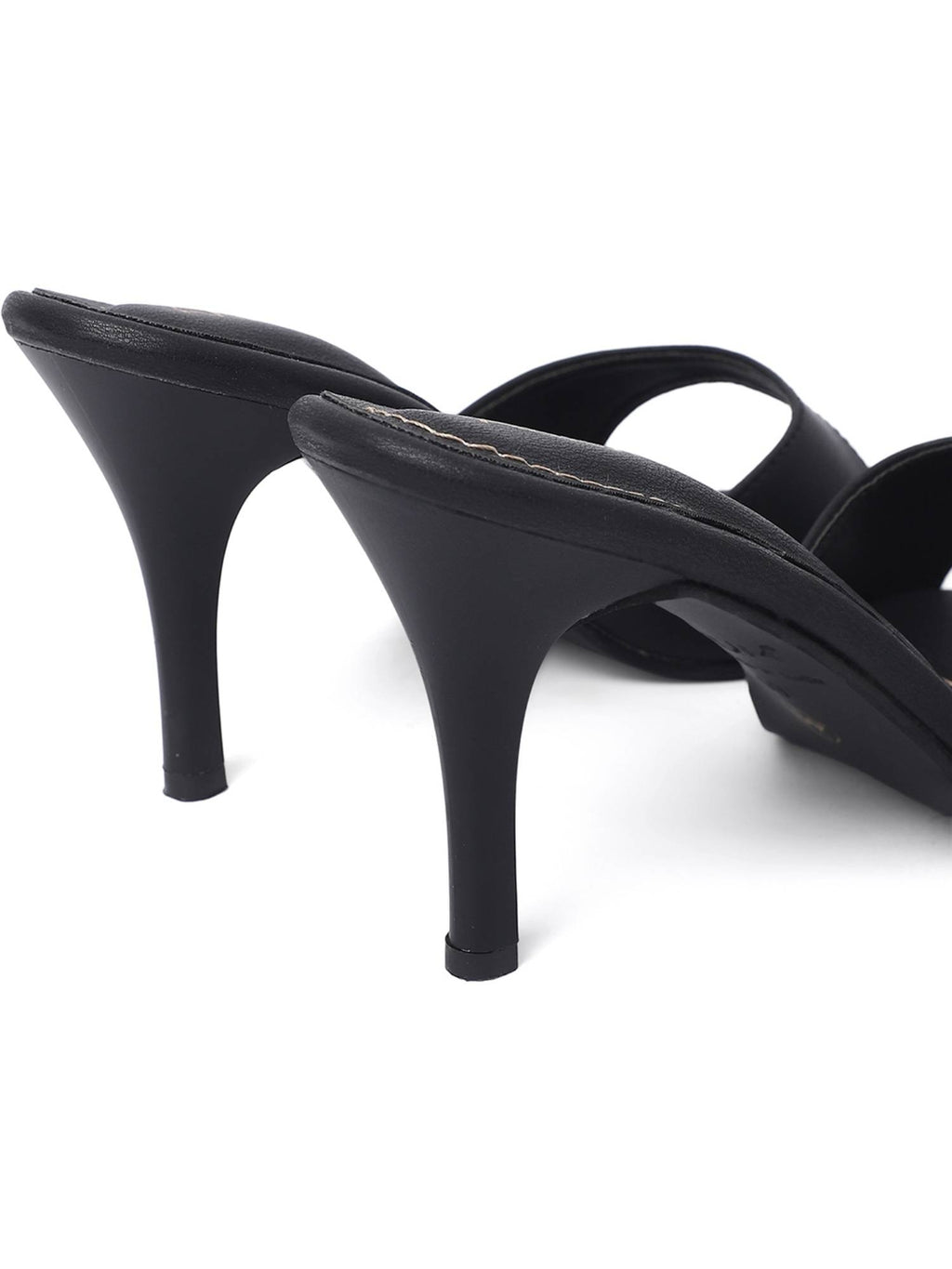Black Almond Toe Stilettos | H78 - view 4