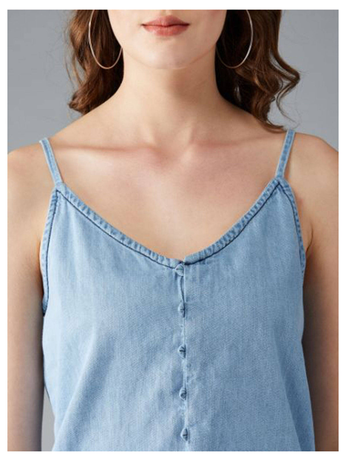 Blue Solid Top | TT98 - view 4