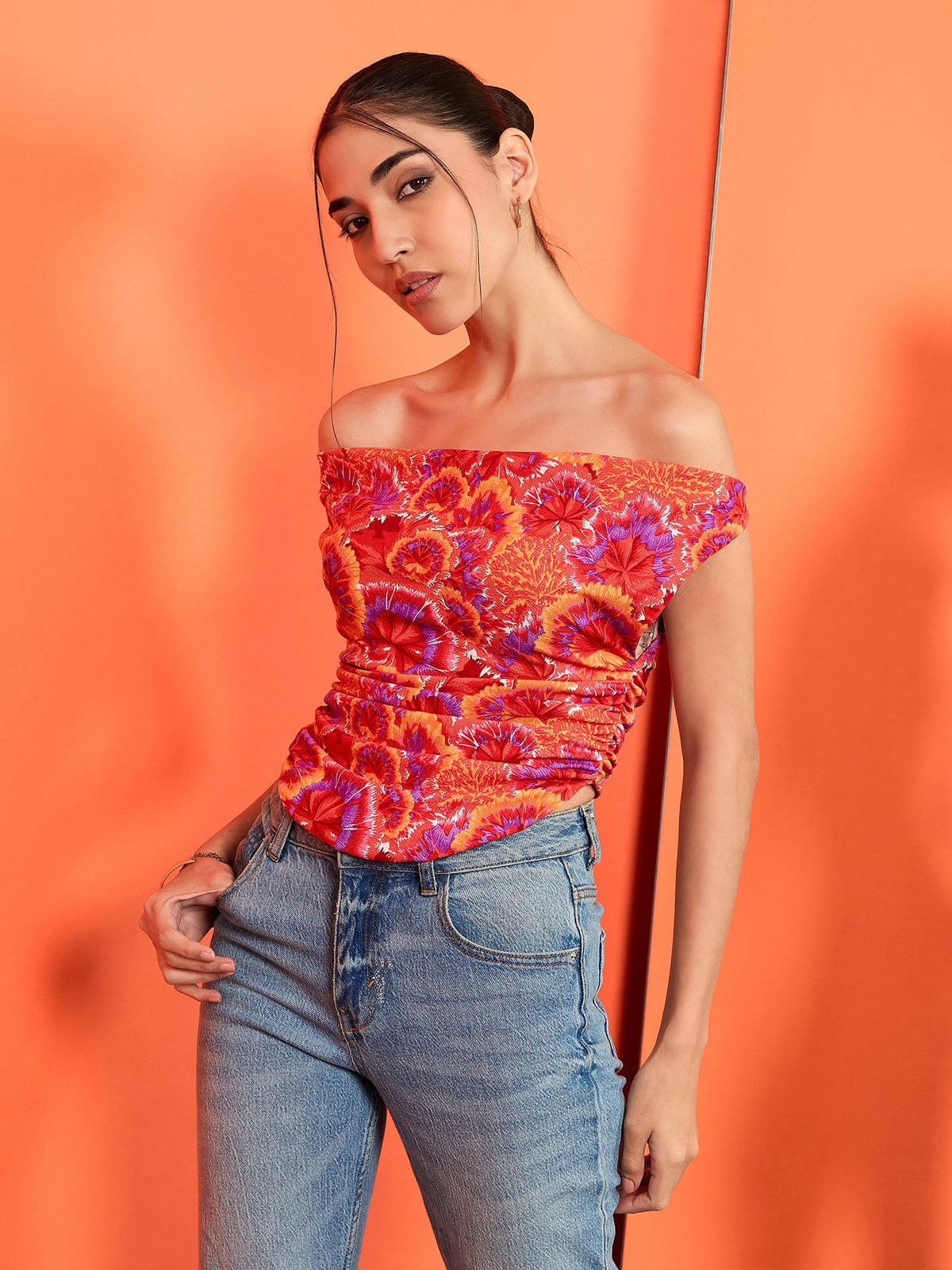 Women Blue Polyester Top | CT61 - view 35