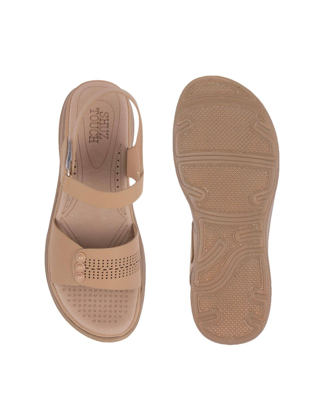 Women Khaki Comfort Sandals | SD89 - view 11