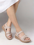Women Comfort Khaki Sandals | SD89 - view 1