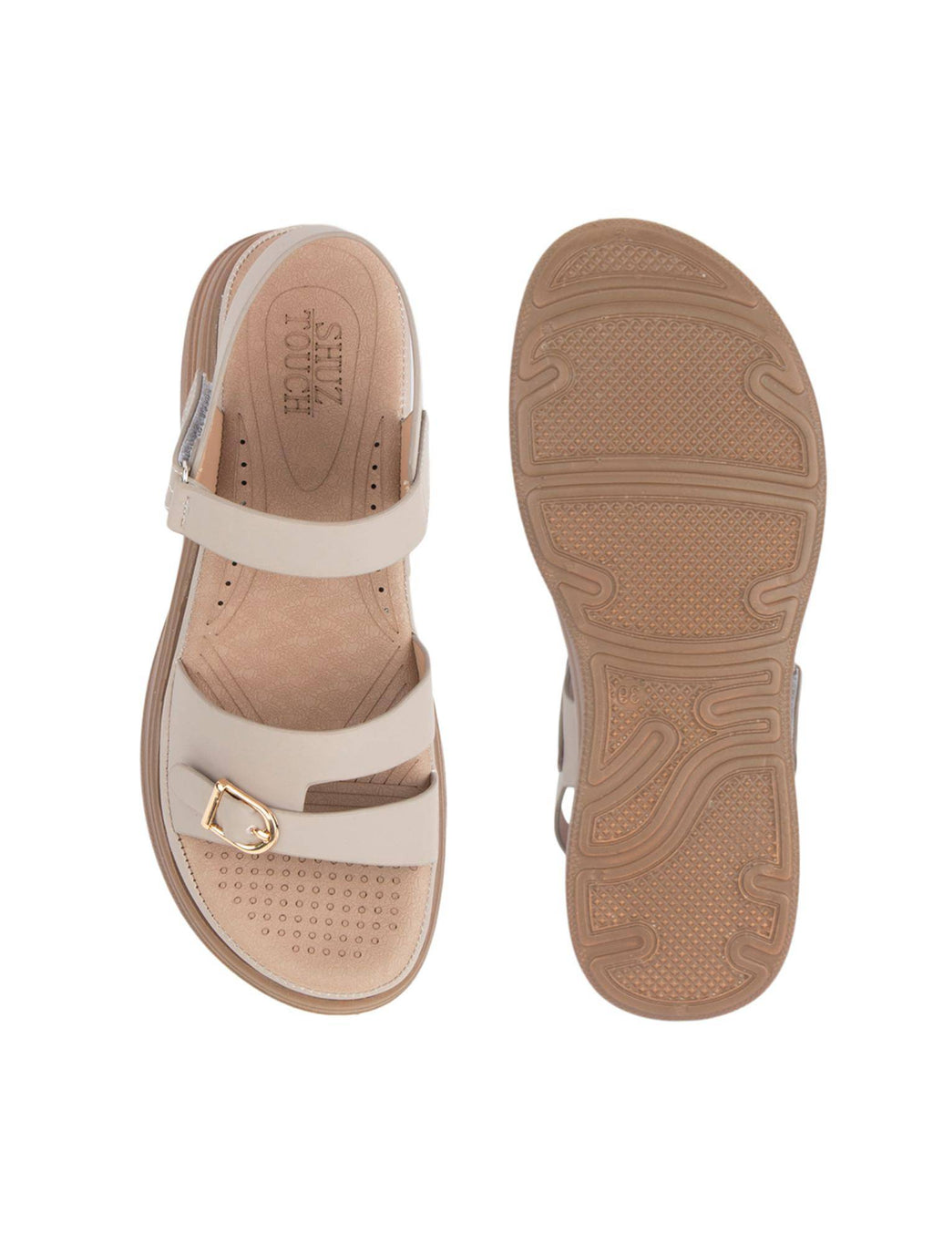 Women Comfort Khaki Sandals | SD89 - view 4