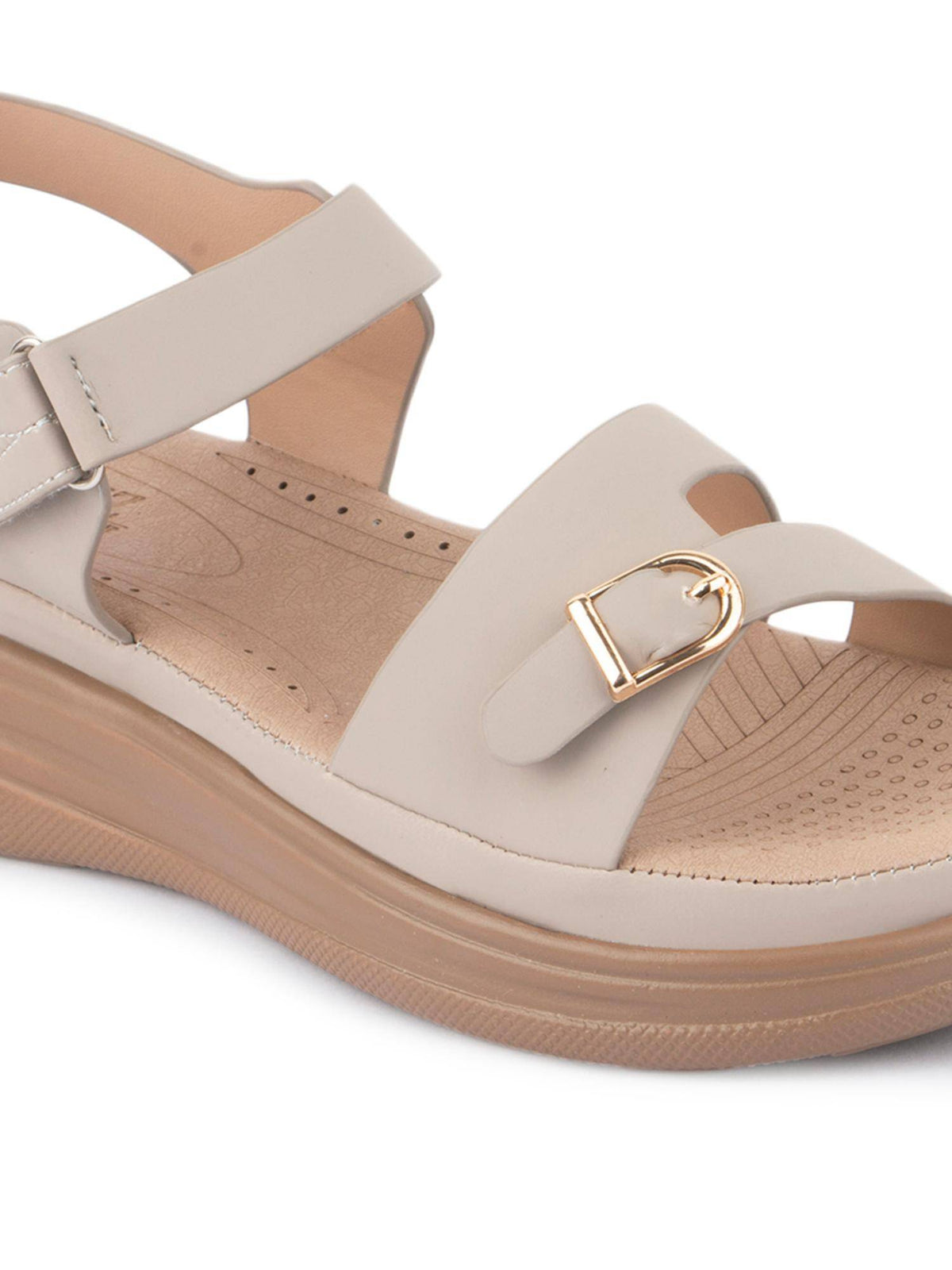 Women Comfort Khaki Sandals | SD89 - view 5