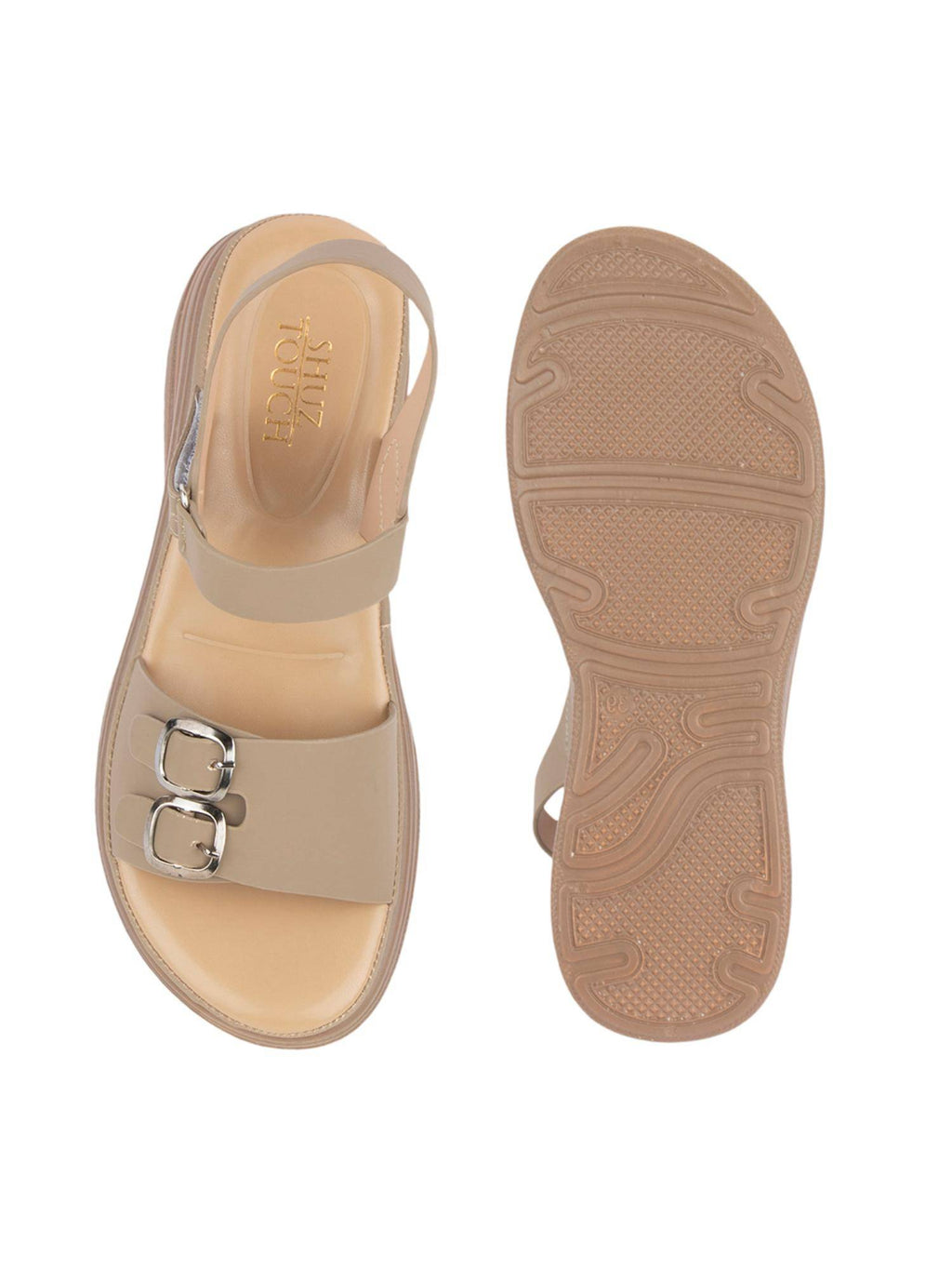 Women Olive Comfort Sandals | SD89 - view 4