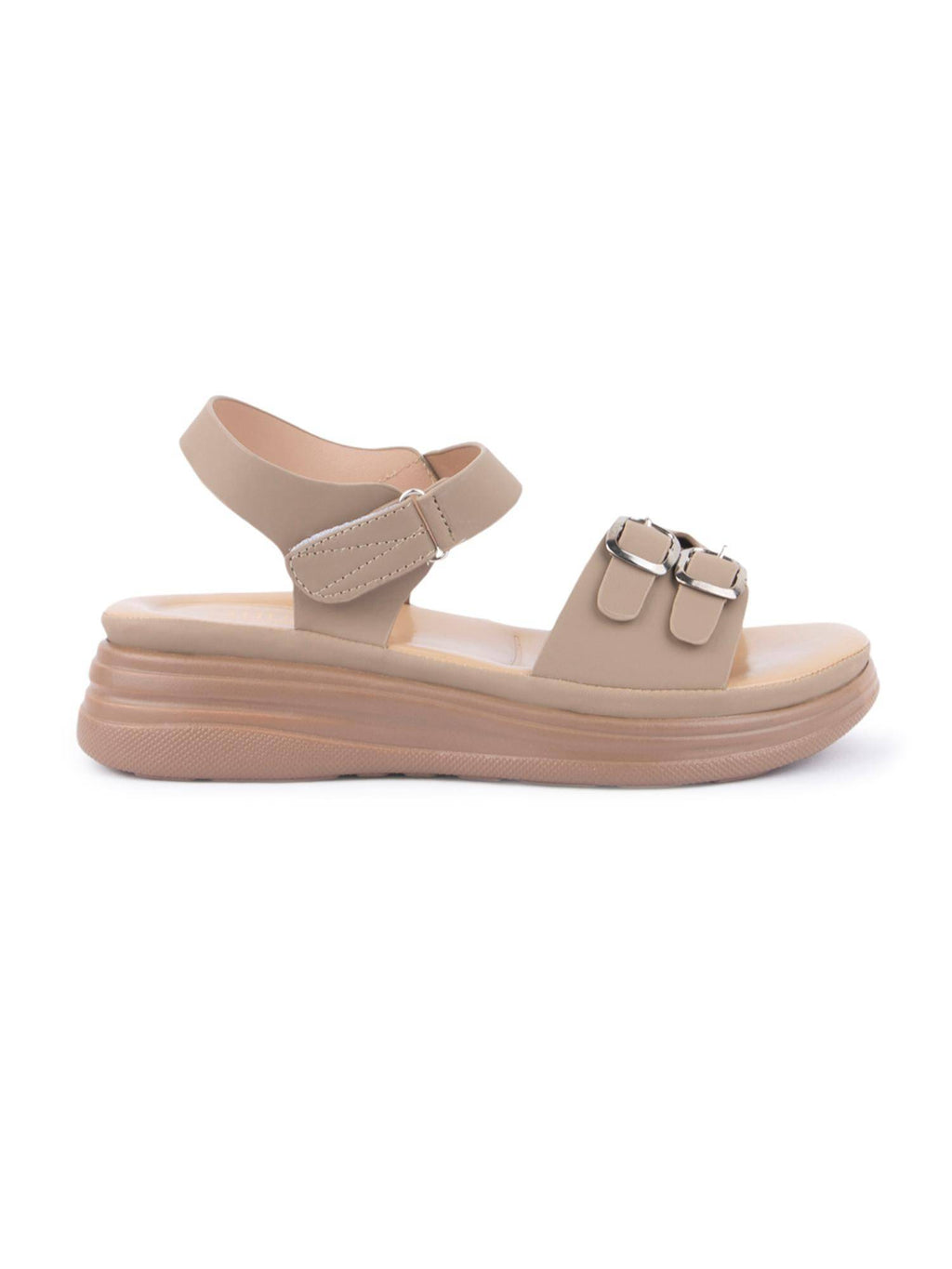 Women Olive Comfort Sandals | SD89 - view 6