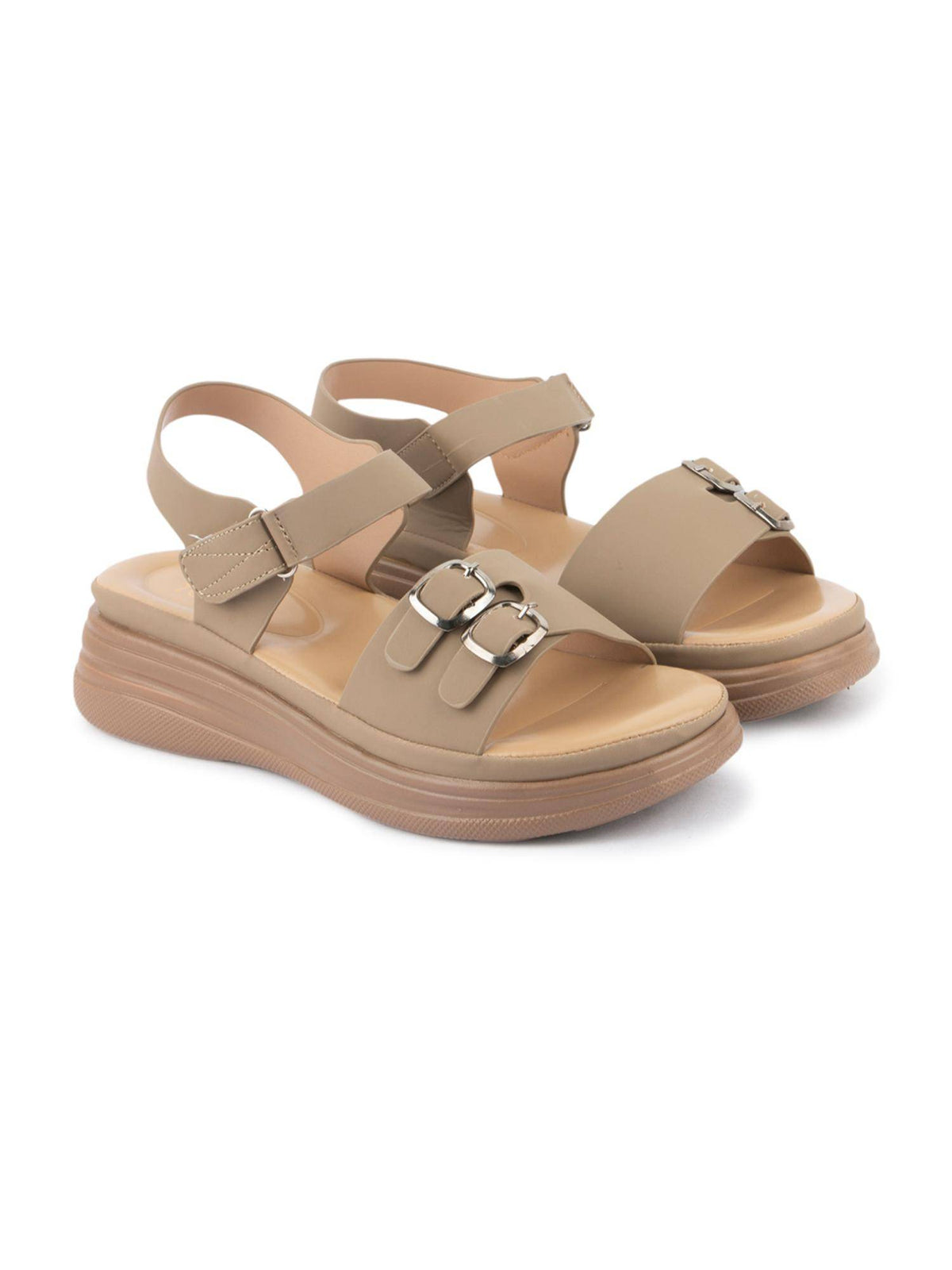 Women Olive Comfort Sandals | SD89 - view 7