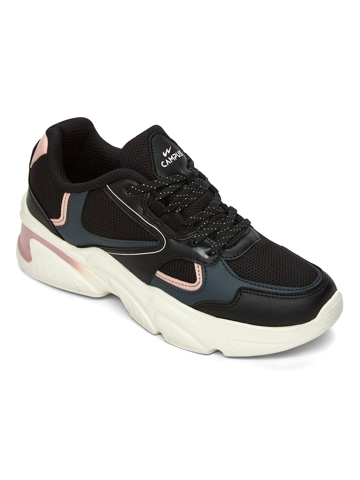 YASMIN Ladies Black Sneakers | SN09 - view 2