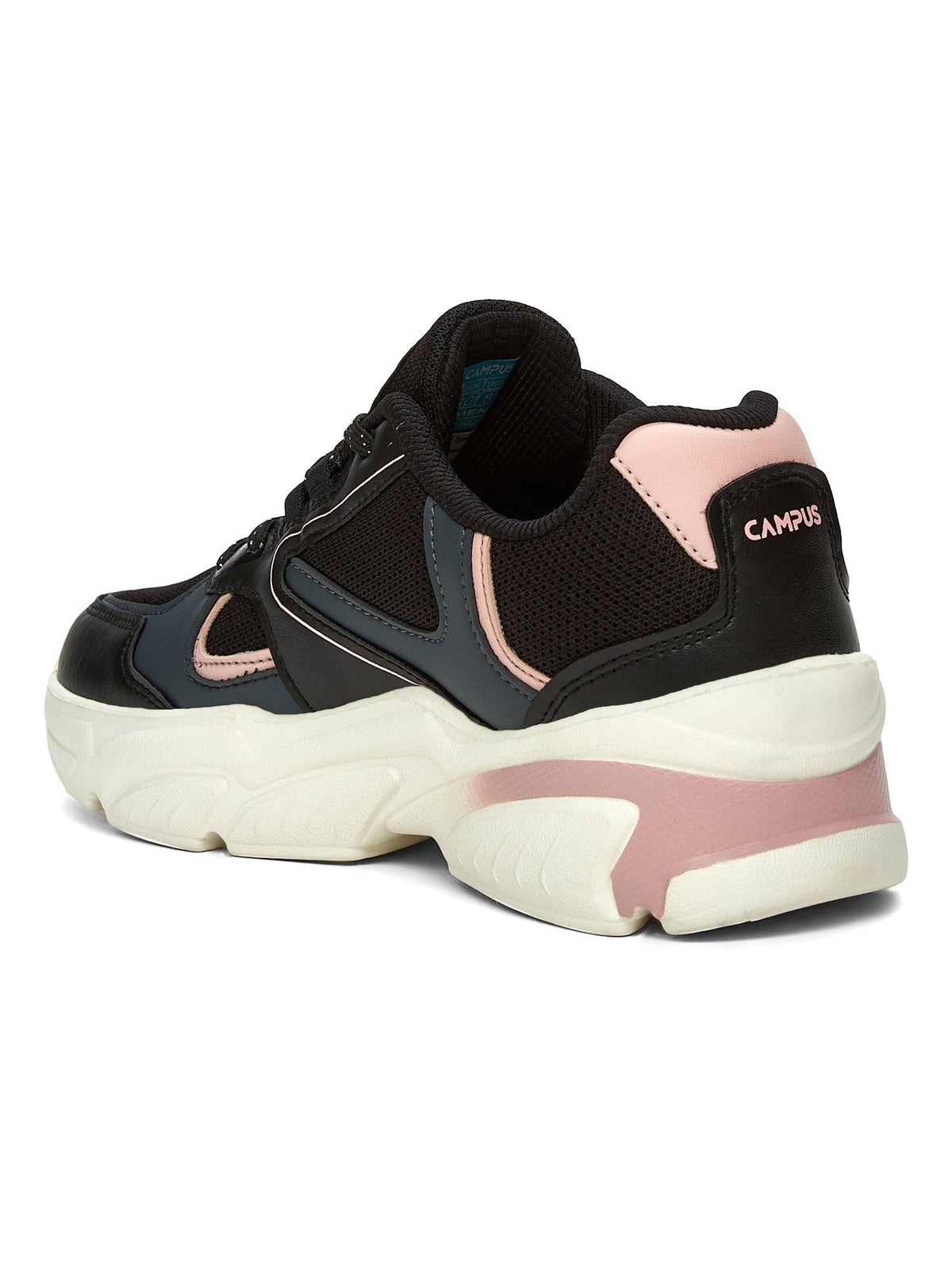 YASMIN Ladies Black Sneakers | SN09 - view 3