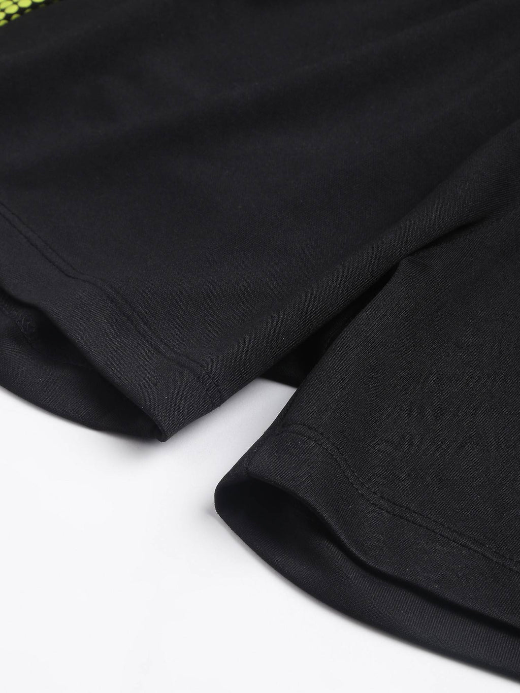 Womens Black Anti-static Soft-touch Slim-fit Training Shorts - view 10