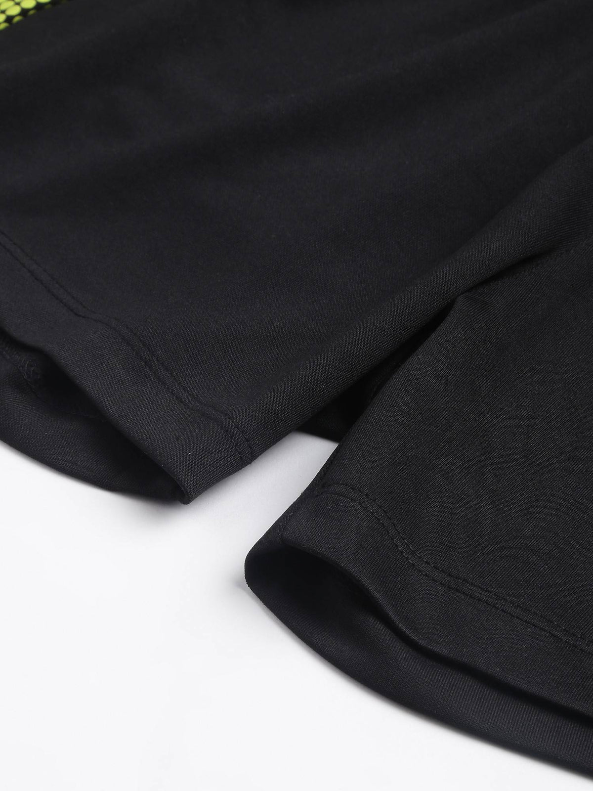 Womens Black Anti-static Soft-touch Slim-fit Training Shorts - view 10