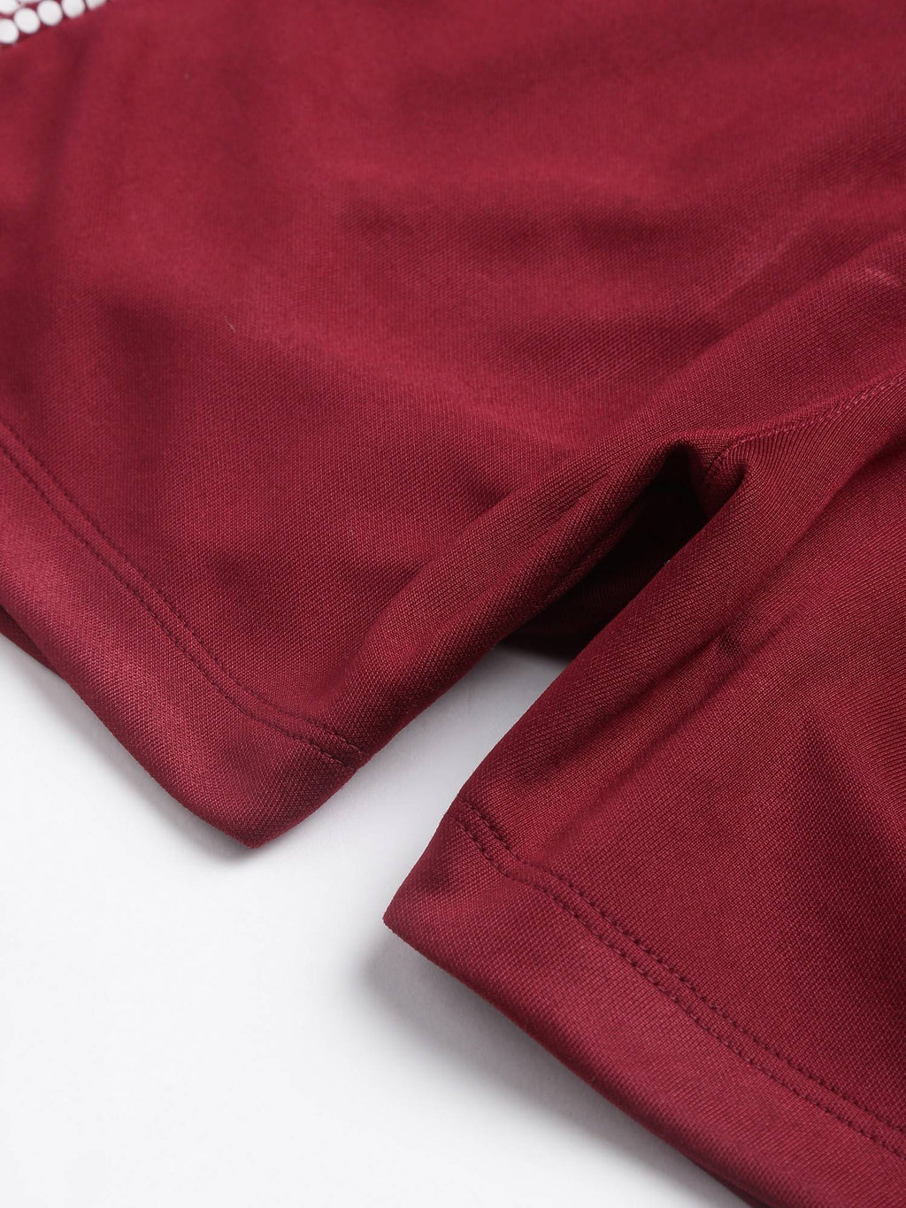 Womens Red Plum Anti-static Soft-touch Slim-fit Training Shorts - view 10