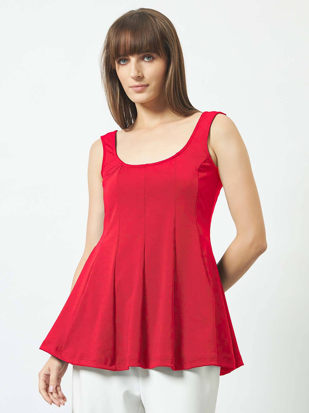 Women Black Peplum Top | pt51 - view 17