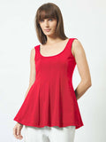 Women Black Peplum Top | pt51 - view 17