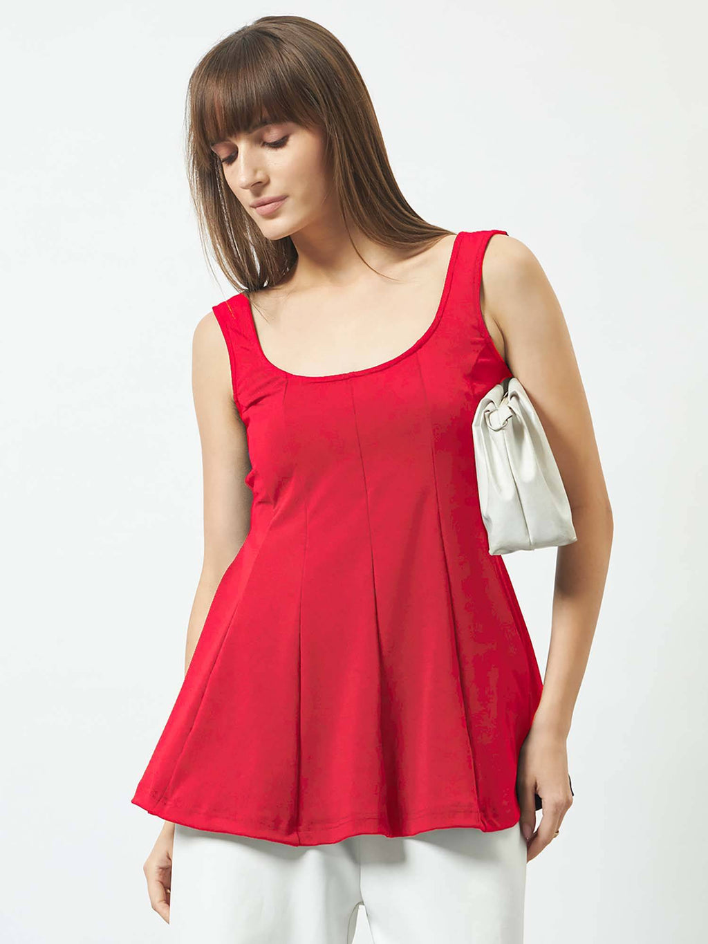 Women Black Peplum Top | pt51 - view 21