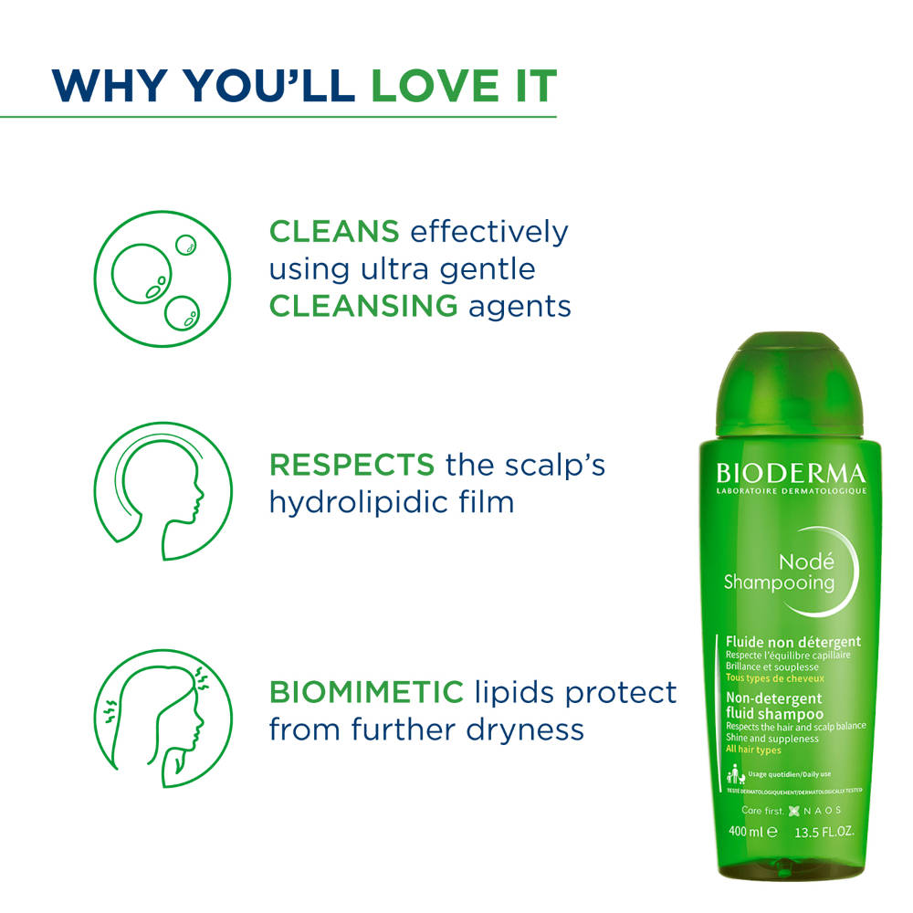 Node Non-Detergent Fluid Shampoo - SLS Free | H85 - view 3