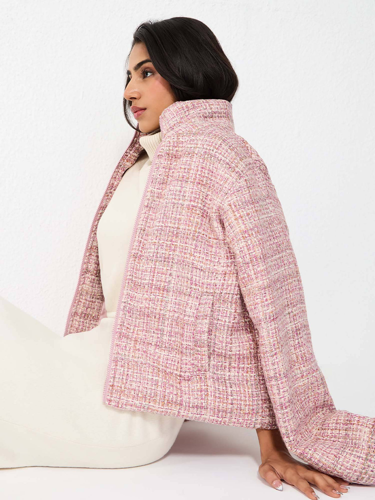 Rosette Women Puffer Jacket | JC78 - view 5