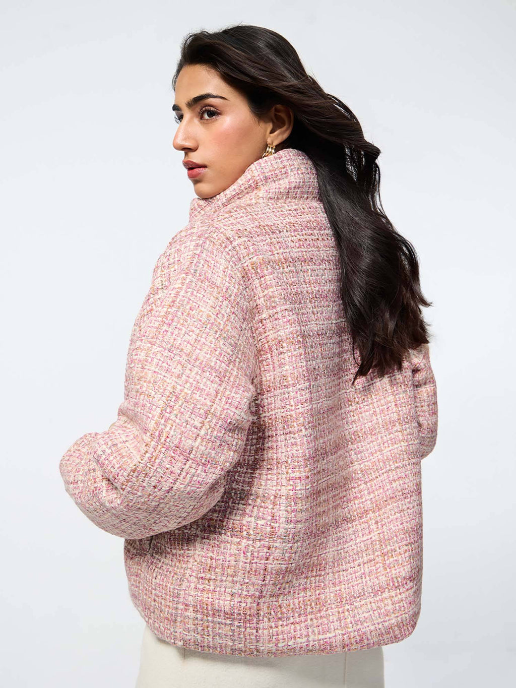 Rosette Women Puffer Jacket | JC78 - view 6