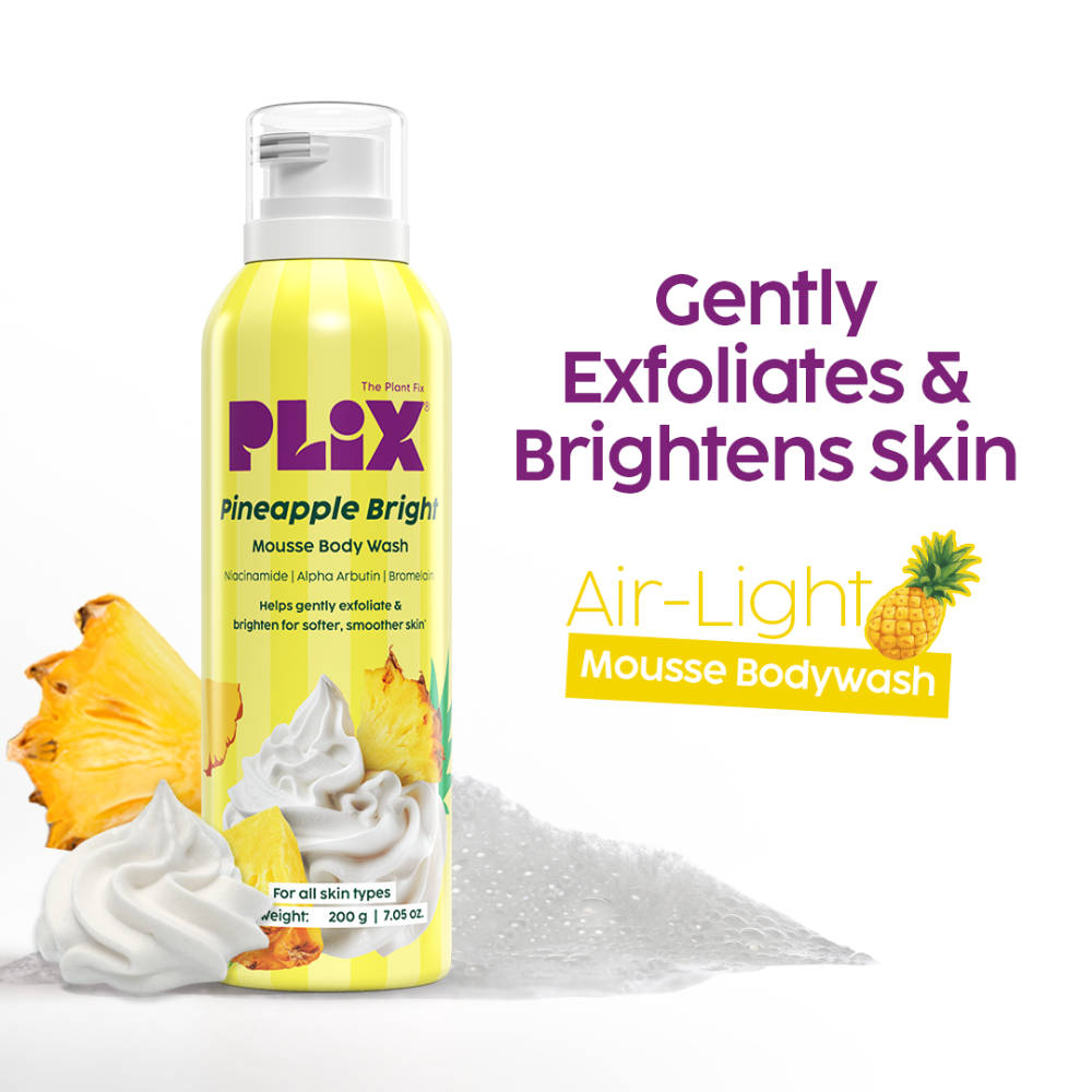 Pineapple Bright Mousse Body Wash For Even-Looking Skin Tone | PL1 - view 1