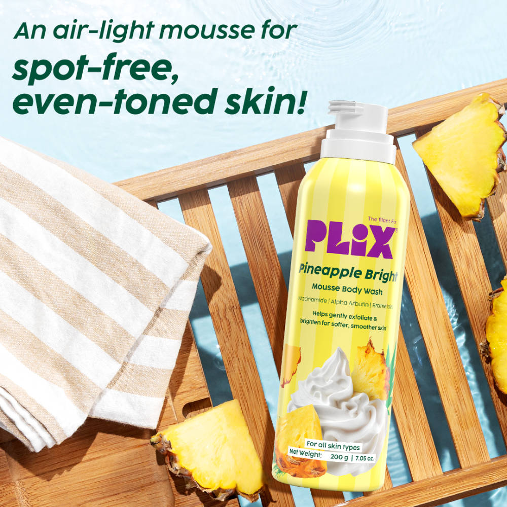 Pineapple Bright Mousse Body Wash For Even-Looking Skin Tone | PL1 - view 4