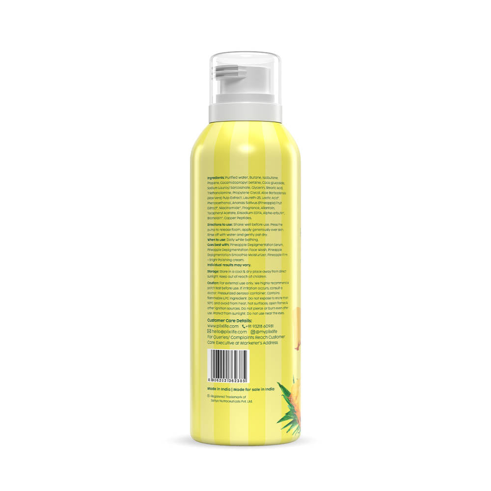 Pineapple Bright Mousse Body Wash For Even-Looking Skin Tone | PL1 - view 7
