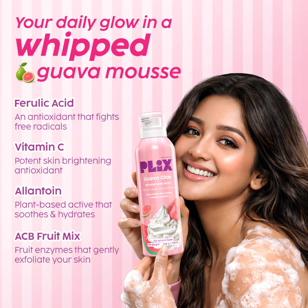 Guava Mousse Body Wash For Glowy & Hydrated Skin | PL1 - view 2