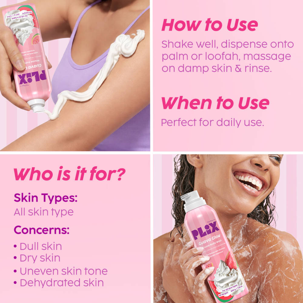 Guava Mousse Body Wash For Glowy & Hydrated Skin | PL1 - view 8