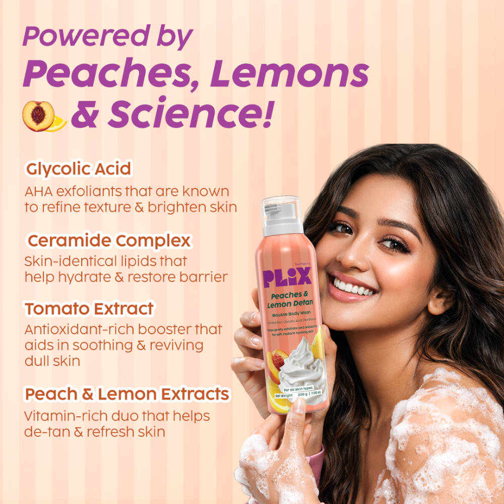 Peaches & Lemon De-Tan Mousse Body Wash | PL1 - view 5
