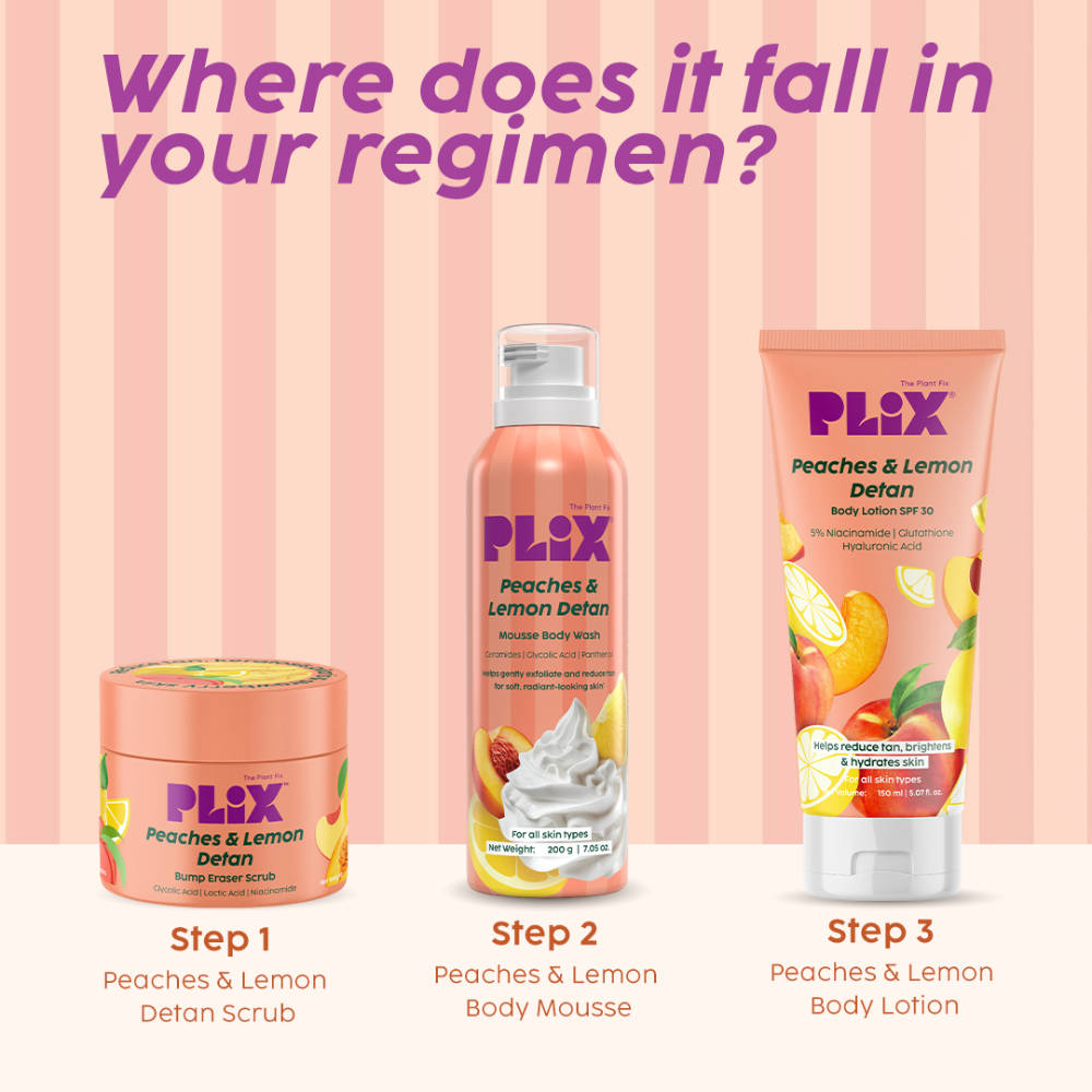 Peaches & Lemon De-Tan Mousse Body Wash | PL1 - view 7